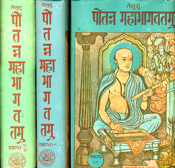 पोतन्न महाभागवतमु: Potanna Bhagavatam (Set of 3 Volumes)