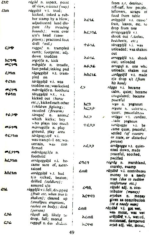 AmharicEnglish EnglishAmharic Dictionary Exotic India Art