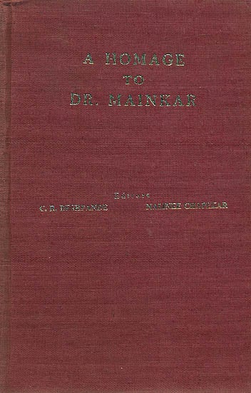 A Homage to Dr. Mainkar: A Glimpse into The Research Work Done Under His Guidance (An Old and Rare Book)