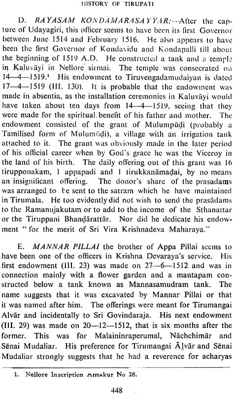 History of Tirupati: The Thiruvengadam Temples (Set of 3 Volumes) - An ...