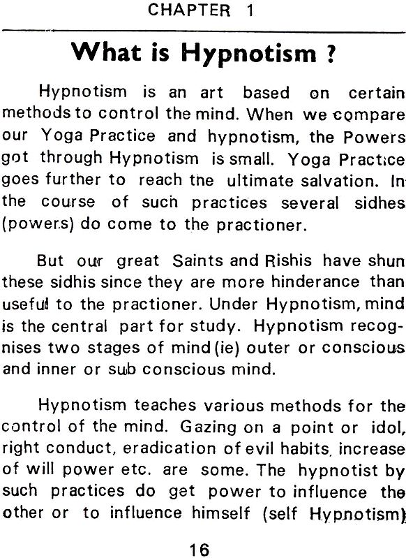 Hypnotism for Everybody Exotic India Art