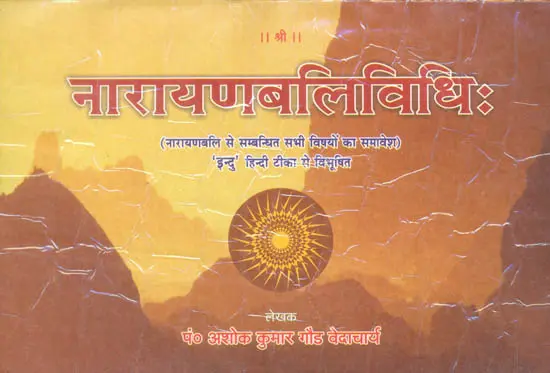 नारायणबलिविधि (नारायणबलि से सम्बंधित सभी विषयों का समावेश) - Narayan Bali Vidhi (Method of Performing Narayan Bali)