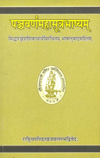 पञ्चवर्णमहासूत्रभाष्यम्: Panchavarna Mahasutra Bhashyam