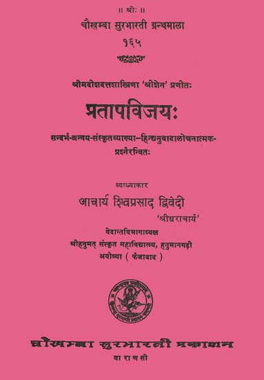 प्रतापविजय: Pratap Vijaya (Word-to-Word Meaning Hindi Translations)