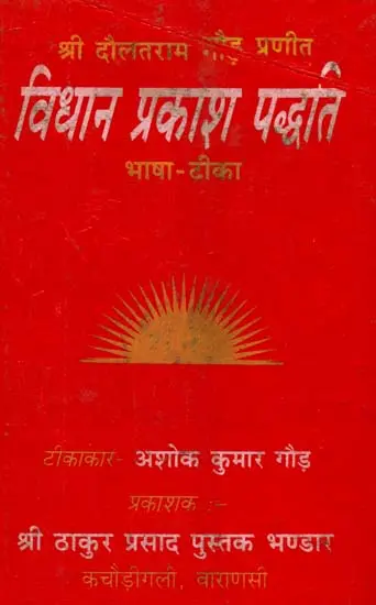 विधान प्रकाश पद्धति: How to Worship Different Gods (An Old Book)