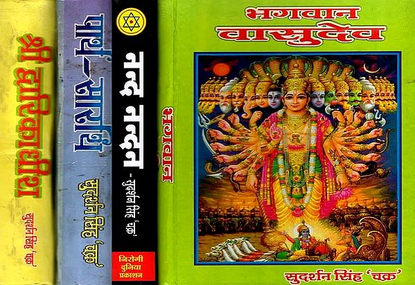 श्रीकृष्ण (जीवन और परिचय): The Life of Krishna - Bhagawan Vasudev, Nandnandan, Parth-Sarthi and Shri Dwarikadishi  (Set of 4 Volumes)