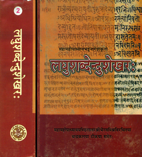 लघुशब्देन्दुशेखर: Laghu Shabdendu Shekhar (Set of 2 Volumes)