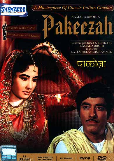 Pakeezah (The Pure): A Masterpiece of Classic Indian Cinema  (Hindi Film DVD with Subtitles in English, Arabic, French and Spanish) - Filmfare Award Winner for Best Art Direction
