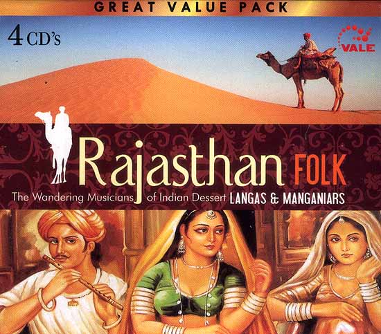 Rajasthan Folk (The Wandering Musicians of Indian Desert Langas & Manganiars) (Set Of Four Audio CD’s)