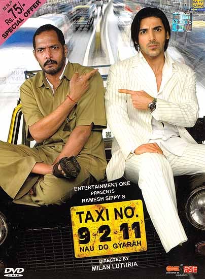 Taxi No 9 2 11: A Frustrated Acidic Taxi Driver is Pitted Against an Equally Caustic Man, Heir to a Multimillion Rupee Legacy  (Comedy Hindi Film DVD with English Subtitles) (Taxi No Nau Do Gyarah)
