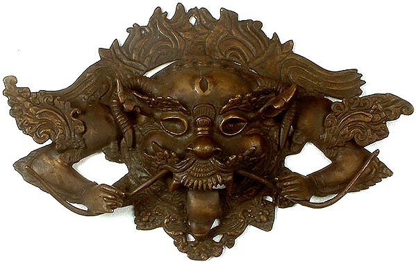 Auspicious Kirtimukha Wall Hanging Mask