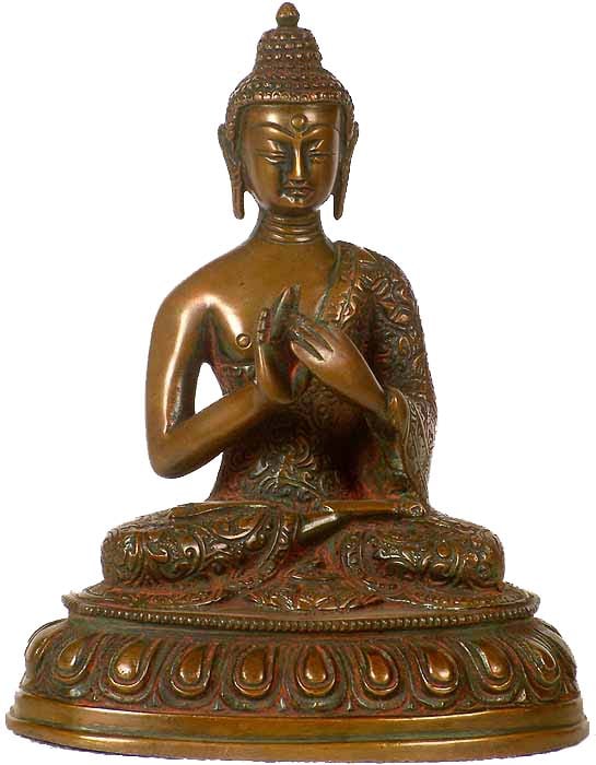 Buddha in Dharma Chakra Mudra