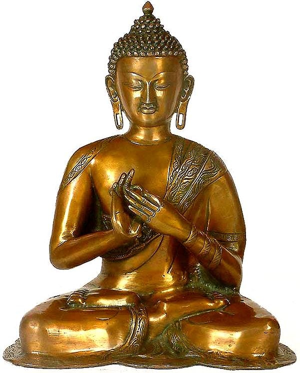 Buddha in the Dharmachakra Mudra