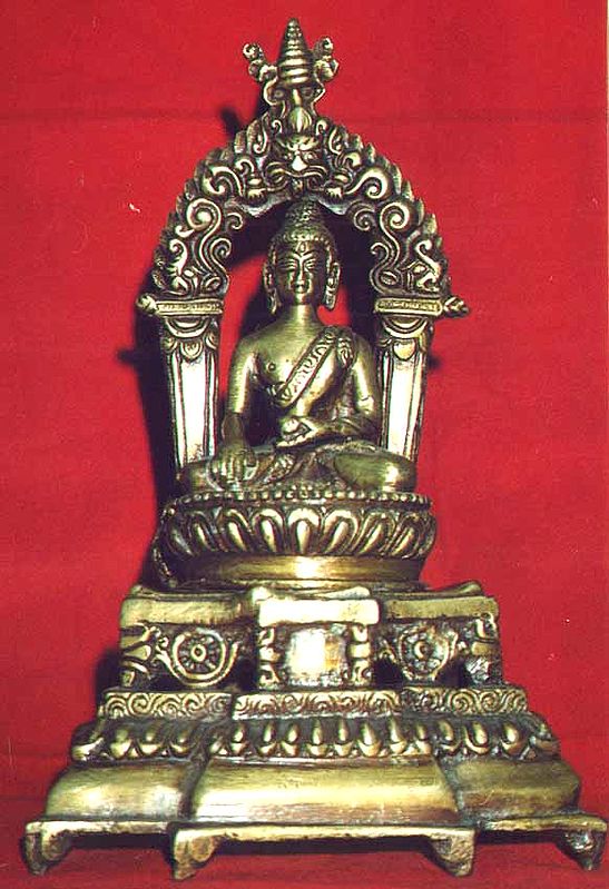Buddha on His Throne
