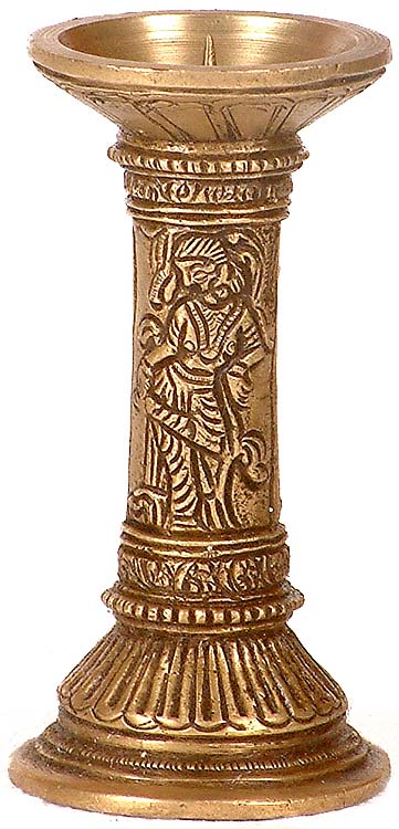 Candle Stand with Dancing Figures