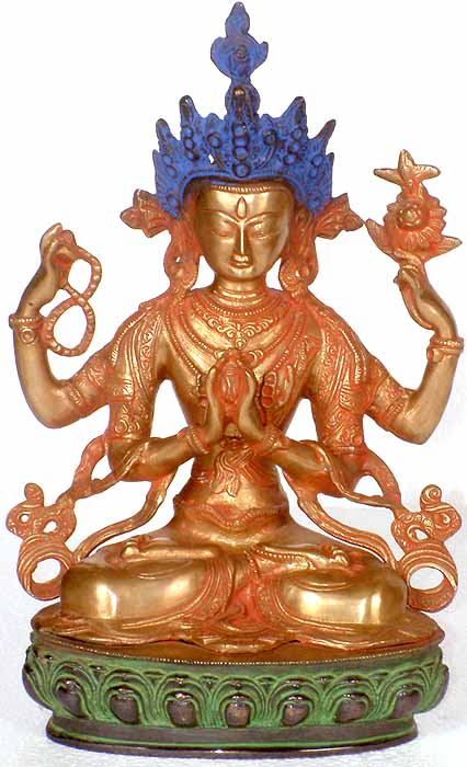 (Tibetan Buddhist Deity) Chenresig or the Four-Armed Avalokiteshvara
