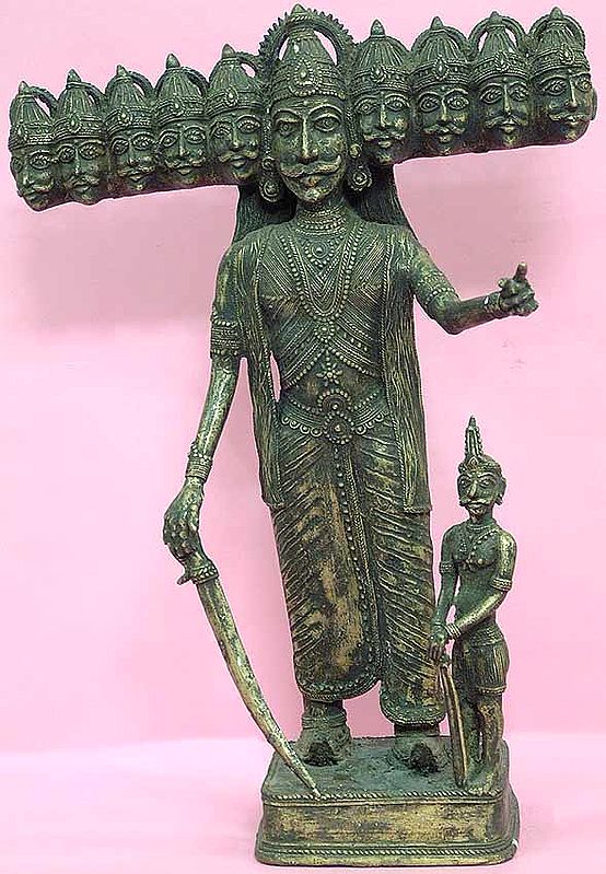 Dashanana, or the Ten Headed Demon King of Lanka