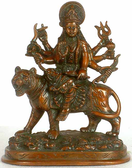 Devi Durga on Tiger