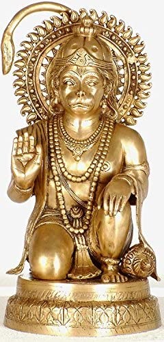 19" Lord Hanuman Brass Statue | Handmade | Made in India