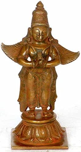 10" Garuda Idol in Brass | Handmade | Made in India