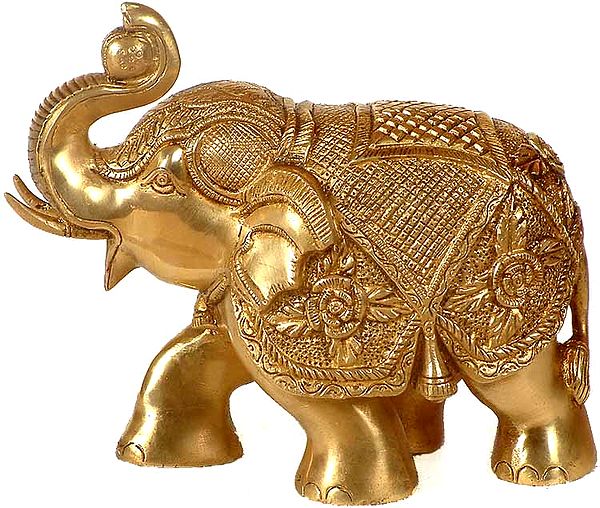 Elephant with Upraised Trunk