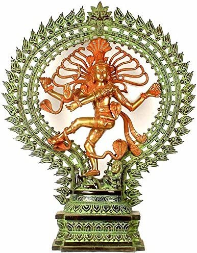 28" The Splendor of Nataraja In Brass | Handmade | Made In India