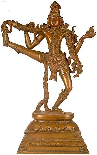 18" Dancing Shiva In Brass | Handmade | Made In India