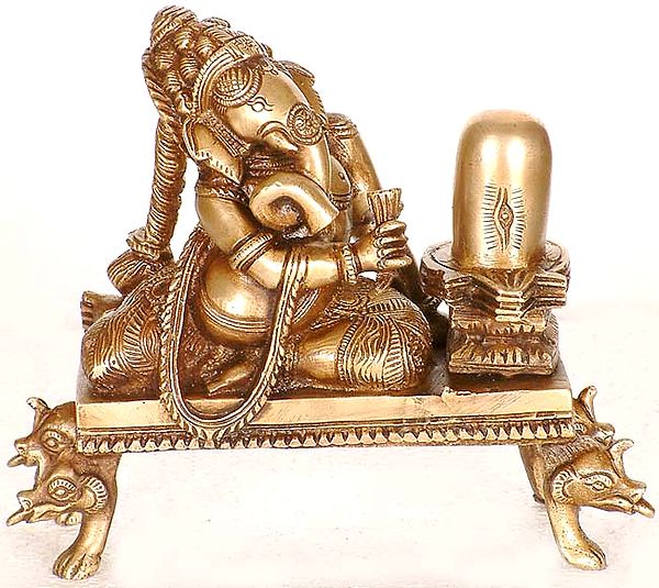 Ganesha and the Shiva Linga