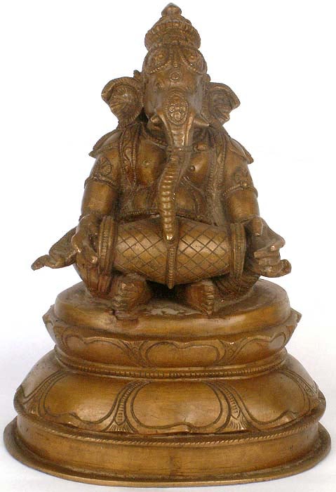 Ganesha Playing the Mridangam