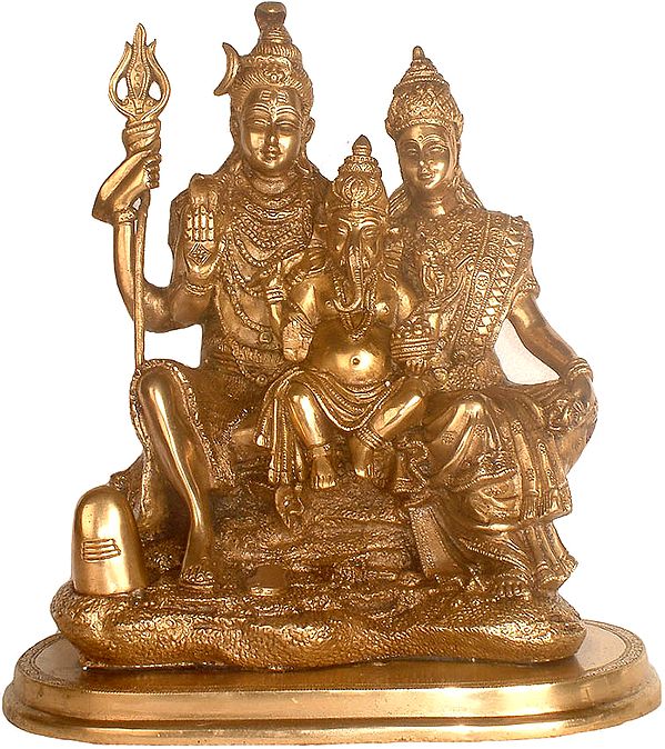 Ganesha with Shiva & Parvati
