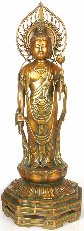 2" Japanese Buddha in Brass | Handmade | Made in India