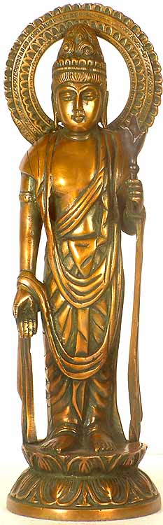 Japanese Buddha with Lotus
