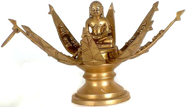 Lord Mahavir in Lotus