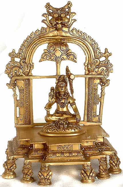 Lord Shiva on a High Throne