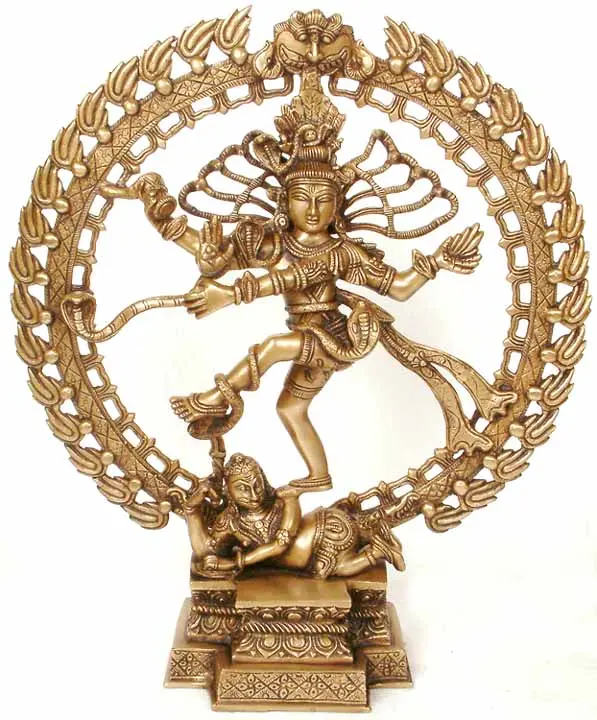 16" Nataraja In Brass | Handmade | Made In India
