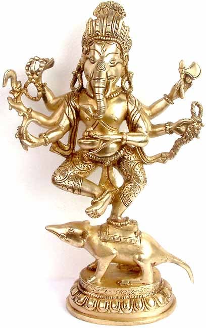 Six-Armed Dancing Ganesha