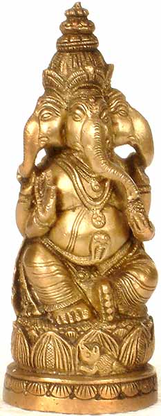 Three-Headed Ganesha