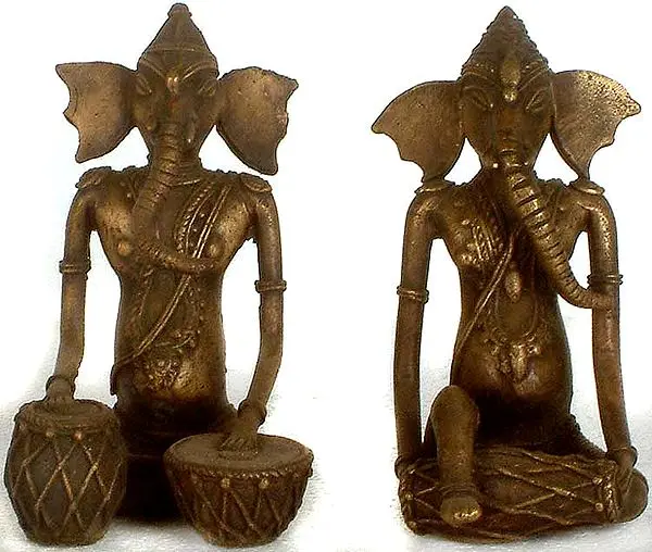 Two Ganeshas - Two Drums