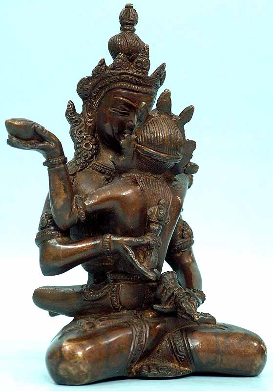 Vajrasattva with his Consort Ghantapani