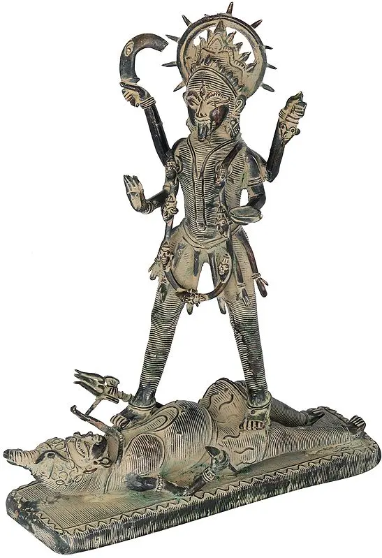 Goddess Kali: Tribal Statue from Bastar