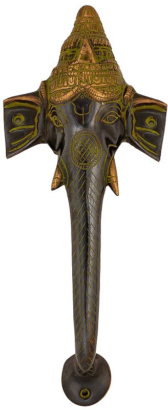 Ganesha-head Door-handle, With The Long Trunk