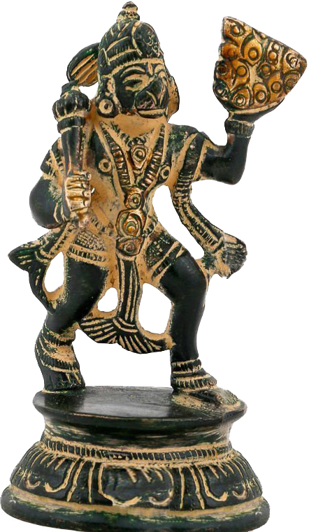 Lord Hanuman Brass Statue