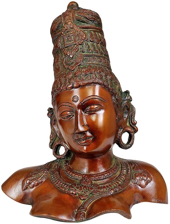 12" Parvati In Brass | Handmade | Made In India