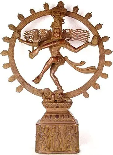 21" Nataraja In Brass | Handmade | Made In India