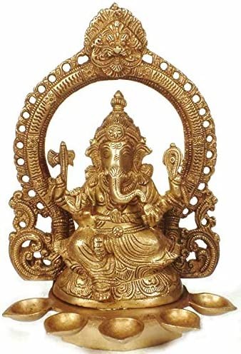 11" For the Auspicious Beginning of Any Enterprise In Brass | Handmade | Made In India