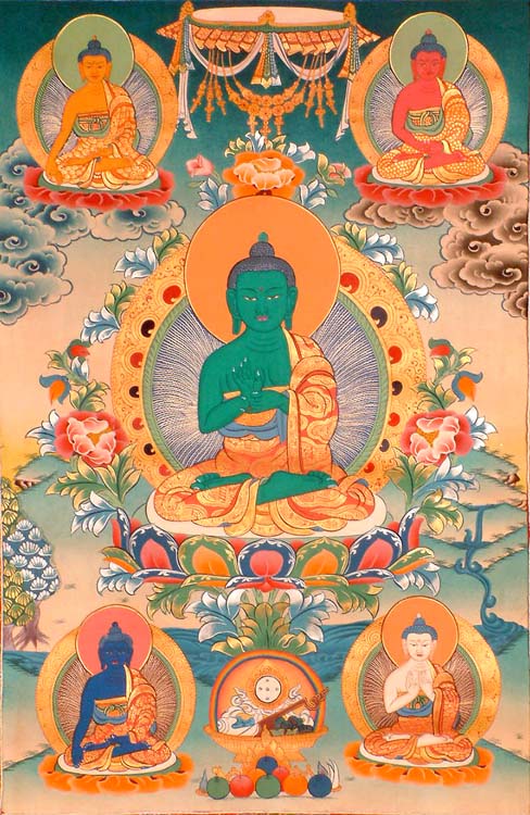 Amoghasiddhi and the Dhyani Buddhas