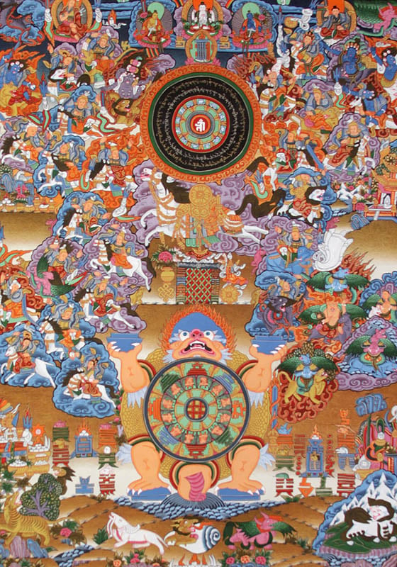 Astrological Diagram of Tibetan Buddhists