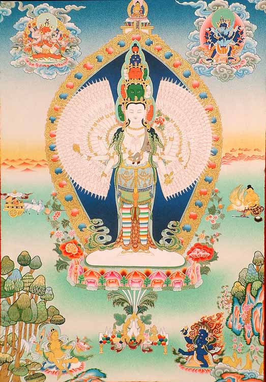 Avalokiteshvara The Thousand Armed Deity of Compassion
