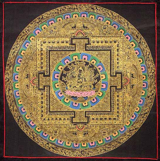 Black Mandala of Manjushri