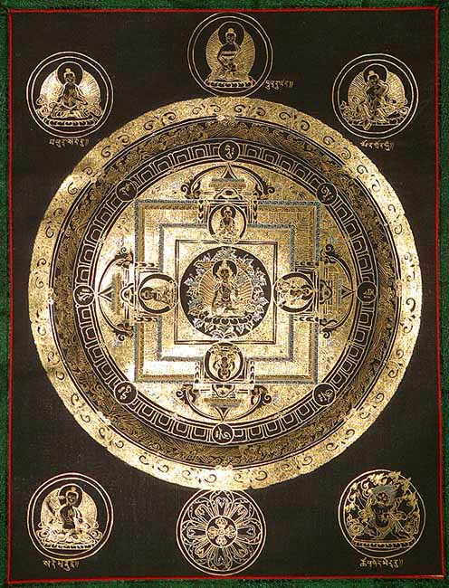 Black Mandala of the White Tara